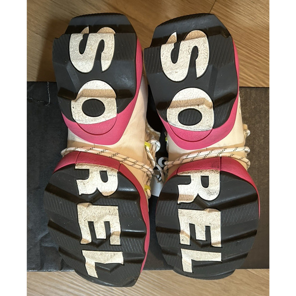 Sorel Kinetic Impact Lace Women’s Sneaker Shoes Natural Cactus Pink - Si - Picture 5 of 9